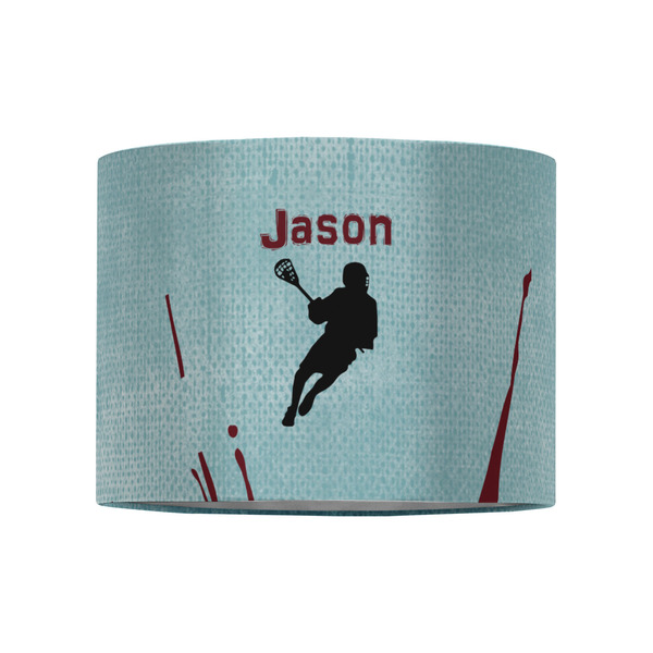 Lacrosse 8" Drum Lampshade - FRONT (Fabric)