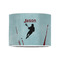 Lacrosse 8" Drum Lampshade - FRONT (Poly Film)