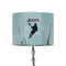Lacrosse 8" Drum Lampshade - ON STAND (Fabric)