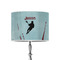 Lacrosse 8" Drum Lampshade - ON STAND (Poly Film)
