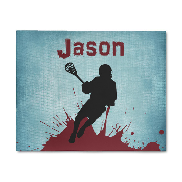 Custom Lacrosse 8' x 10' Indoor Area Rug (Personalized)