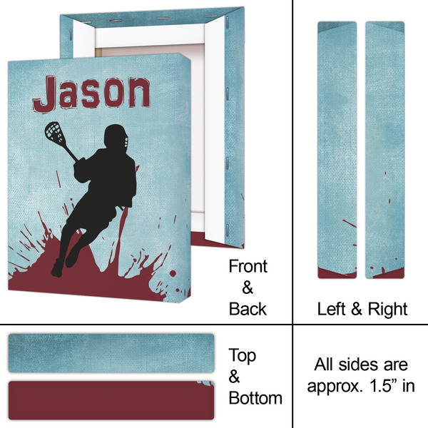 Lacrosse 8x10 - Canvas Print - Approval