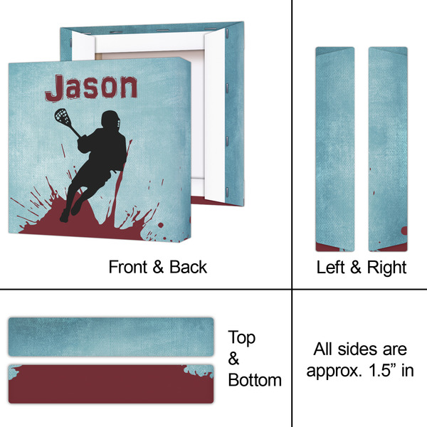 Lacrosse 8x8 - Canvas Print - Approval