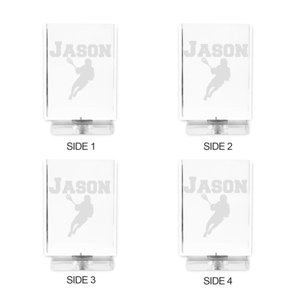 Lacrosse Acrylic Pencil Holder - APPROVAL