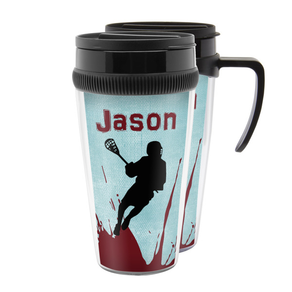 Custom Lacrosse Acrylic Travel Mug (Personalized)