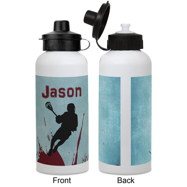 Lacrosse Aluminum Water Bottle - White APPROVAL