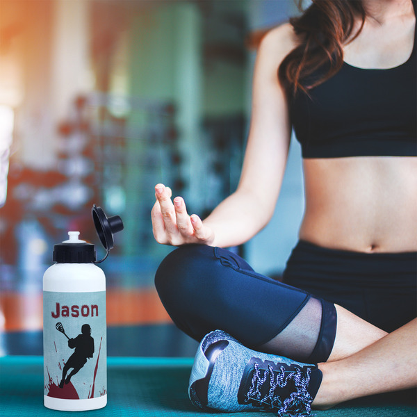 Lacrosse Aluminum Water Bottle - White LIFESTYLE
