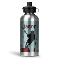 Lacrosse Water Bottle - Aluminum - 20 oz (Personalized)