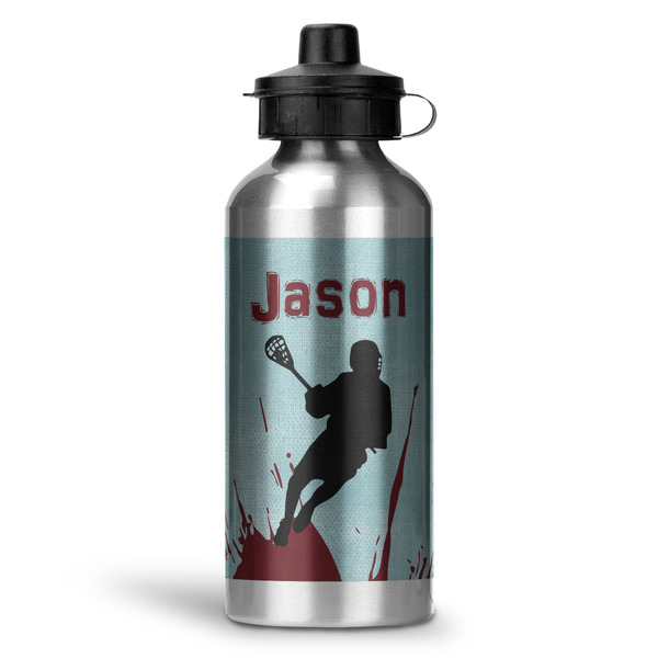 Custom Lacrosse Water Bottles - 20 oz - Aluminum (Personalized)