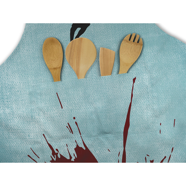 Lacrosse Apron - Pocket Detail with Props