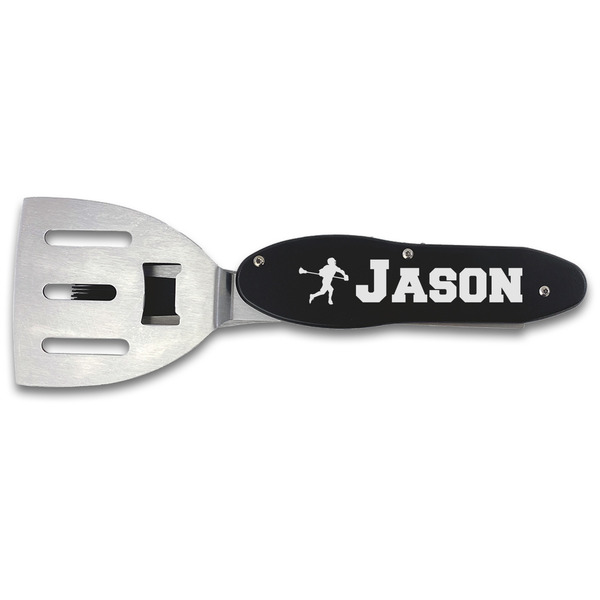 Custom Lacrosse BBQ Tool Set - Double Sided (Personalized)