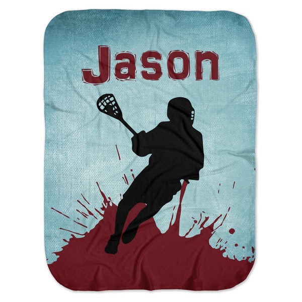 Custom Lacrosse Baby Swaddling Blanket (Personalized)