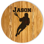 Lacrosse Bamboo Cutting Board (Personalized)