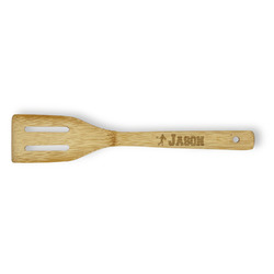 Lacrosse Bamboo Slotted Spatula - Double Sided (Personalized)