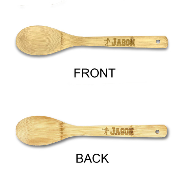 Lacrosse Bamboo Spoons - Double Sided - APPROVAL