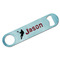 Lacrosse Bar Bottle Opener - White w/ Name or Text
