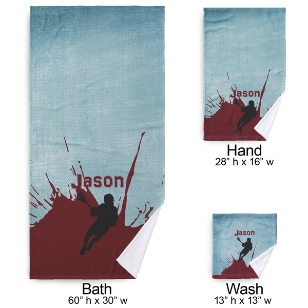 Lacrosse Bath Towel Sets - 3-piece - Approval
