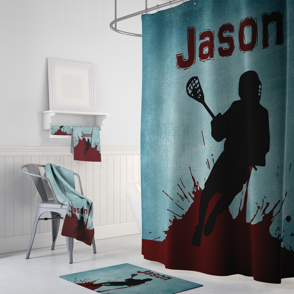 Lacrosse Bath Towel Sets - 3-piece - In Context