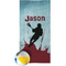 Lacrosse Beach Towel (Personalized)