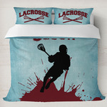 Lacrosse Duvet Cover Set - King (Personalized)