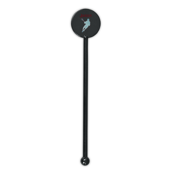 Lacrosse Black Plastic 5.5" Stir Stick - Round - Single Stick