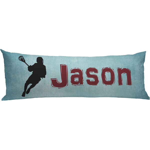 Custom Lacrosse Body Pillow Case (Personalized)