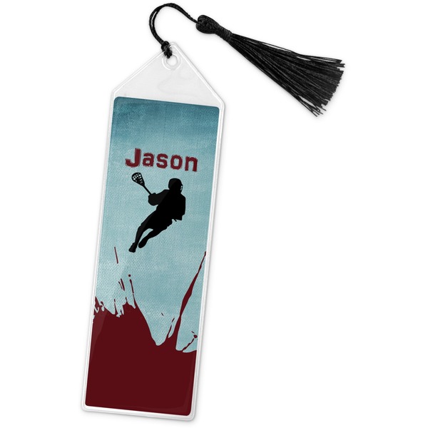 Custom Lacrosse Book Mark w/Tassel (Personalized)