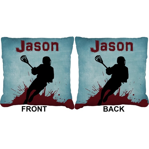 Lacrosse Burlap Pillow Approval