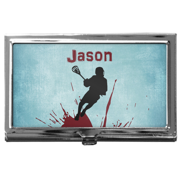 Custom Lacrosse Business Card Case
