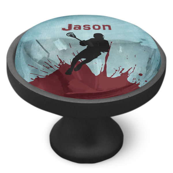Lacrosse Cabinet Knob - Black - Side
