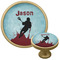 Lacrosse Cabinet Knob - Gold (Personalized)