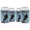 Lacrosse Can Cooler (12 oz) - Set of 4 w/ Name or Text