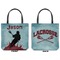 Lacrosse Canvas Tote - Front and Back