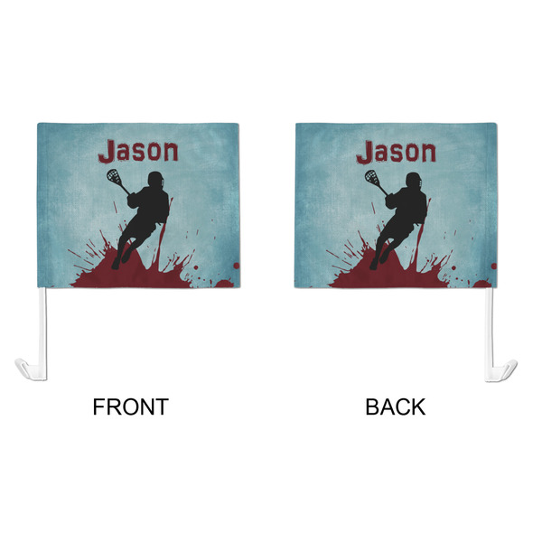 Lacrosse Car Flag - Large - APPROVAL