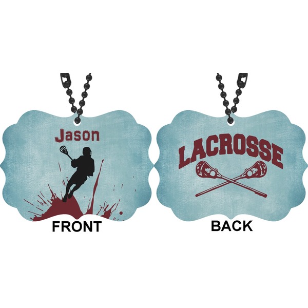 Lacrosse Car Ornament (Approval)