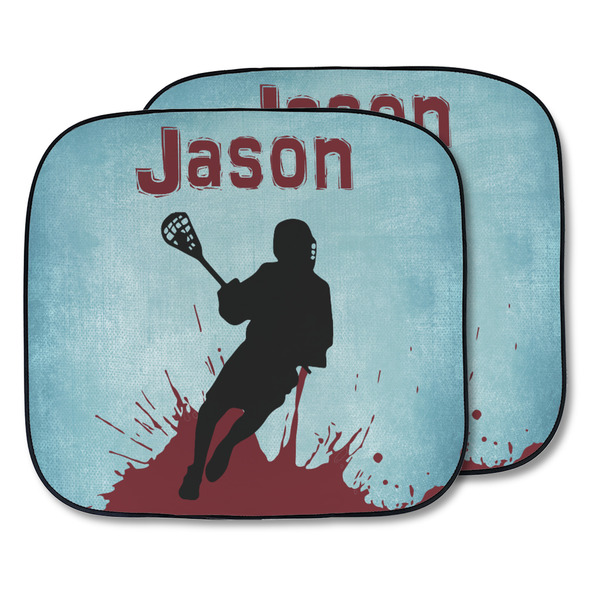 Custom Lacrosse Car Sun Shade - Two Piece (Personalized)