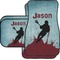 Lacrosse Car Floor Mats Set - 2 Front & 2 Back (Personalized)