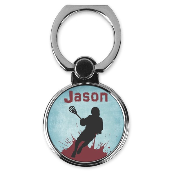 Custom Lacrosse Cell Phone Ring Stand & Holder (Personalized)