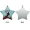 Lacrosse Ceramic Flat Ornament - Star Front & Back (APPROVAL)