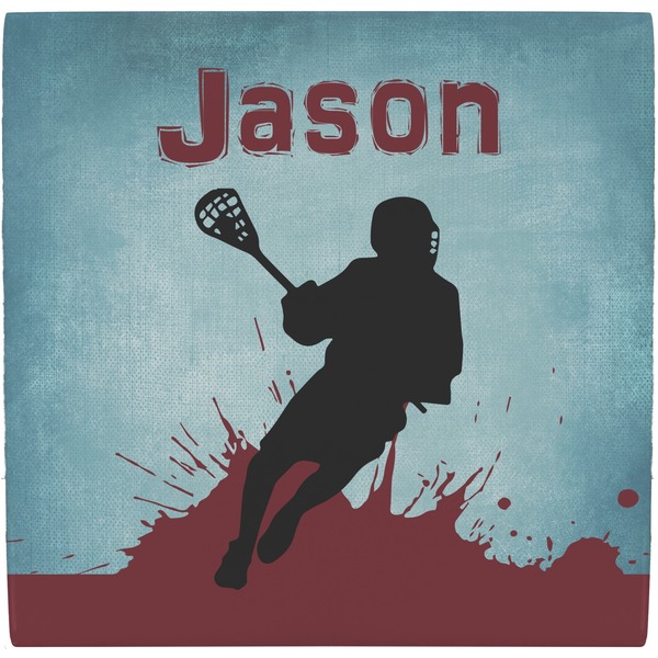 Custom Lacrosse Ceramic Tile Hot Pad (Personalized)