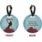 Lacrosse Circle Luggage Tag (Front + Back)