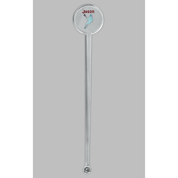 Lacrosse Clear Plastic 7" Stir Stick - Round - Single Stick