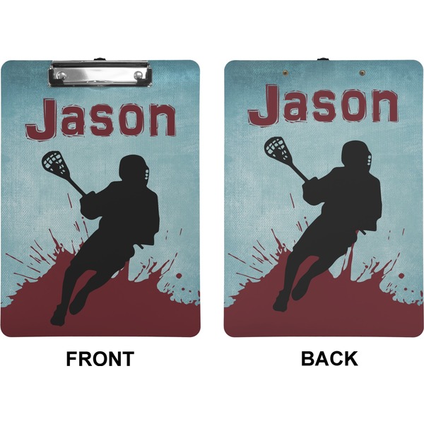 Lacrosse Clipboard (Letter) (Front + Back)