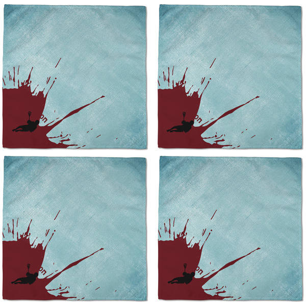 Lacrosse Cloth Napkins - Personalized Dinner (APPROVAL) Set of 4