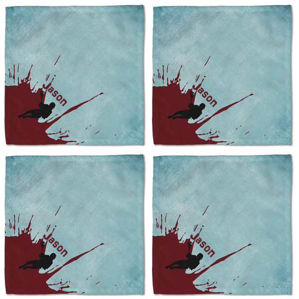 Lacrosse Cloth Napkins - Personalized Lunch (APPROVAL) Set of 4