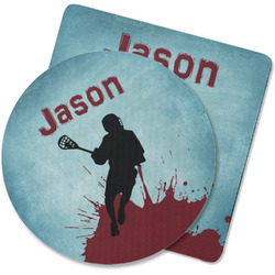 Lacrosse Rubber Backed Coaster (Personalized)