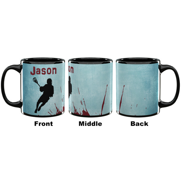 Lacrosse Coffee Mug - 11 oz - Black APPROVAL