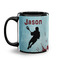 Lacrosse Coffee Mug - 11 oz - Black