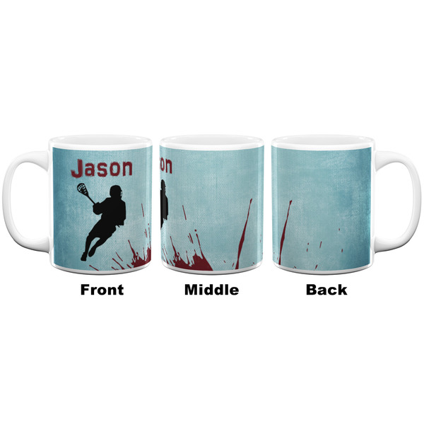 Lacrosse Coffee Mug - 11 oz - White APPROVAL