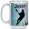 Lacrosse 15 Oz Coffee Mug - White (Personalized)